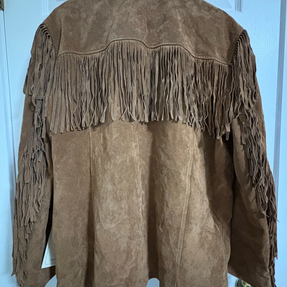 Scully Tan Suede Jacket with Script Logo - image 3